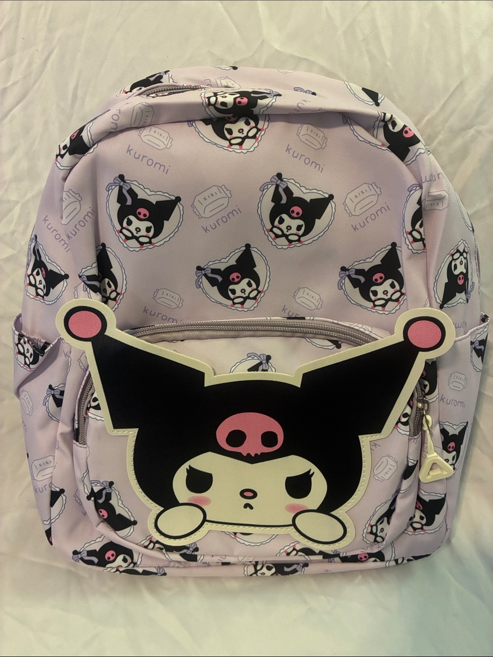 Kuromi light purple/pink ish Character Backpack